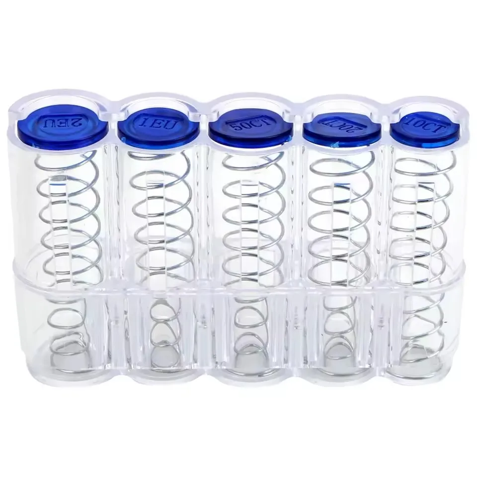 Новый портативный 5-слотовый держатель для монет в евро - Фотография_4