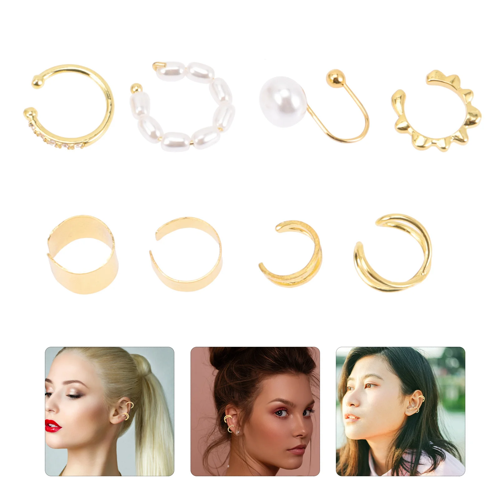 Поддельные кольца в носу для женщин - Фотография_6