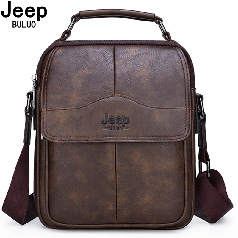 Jeep buluo большая вместительная кожаная сумка для мужчин