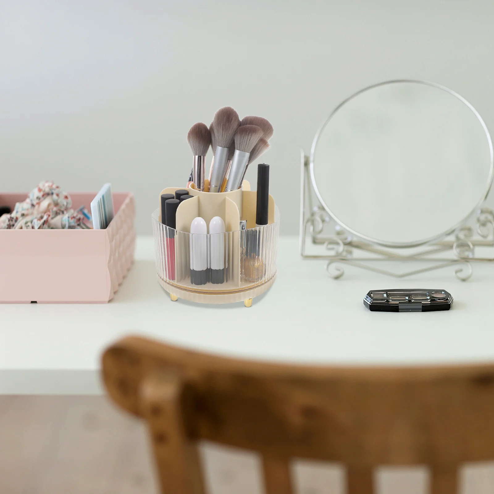 Вращающийся держатель для кистей для макияжа - Фотография_6
