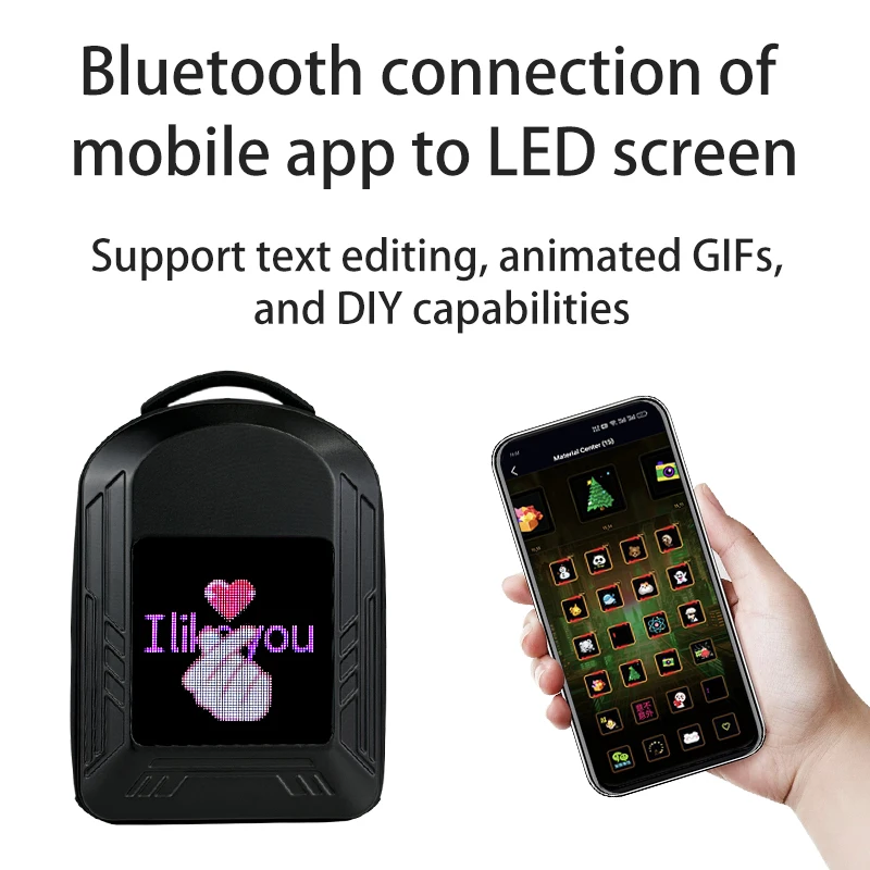 Рюкзак со светодиодной подсветкой - Фотография_2