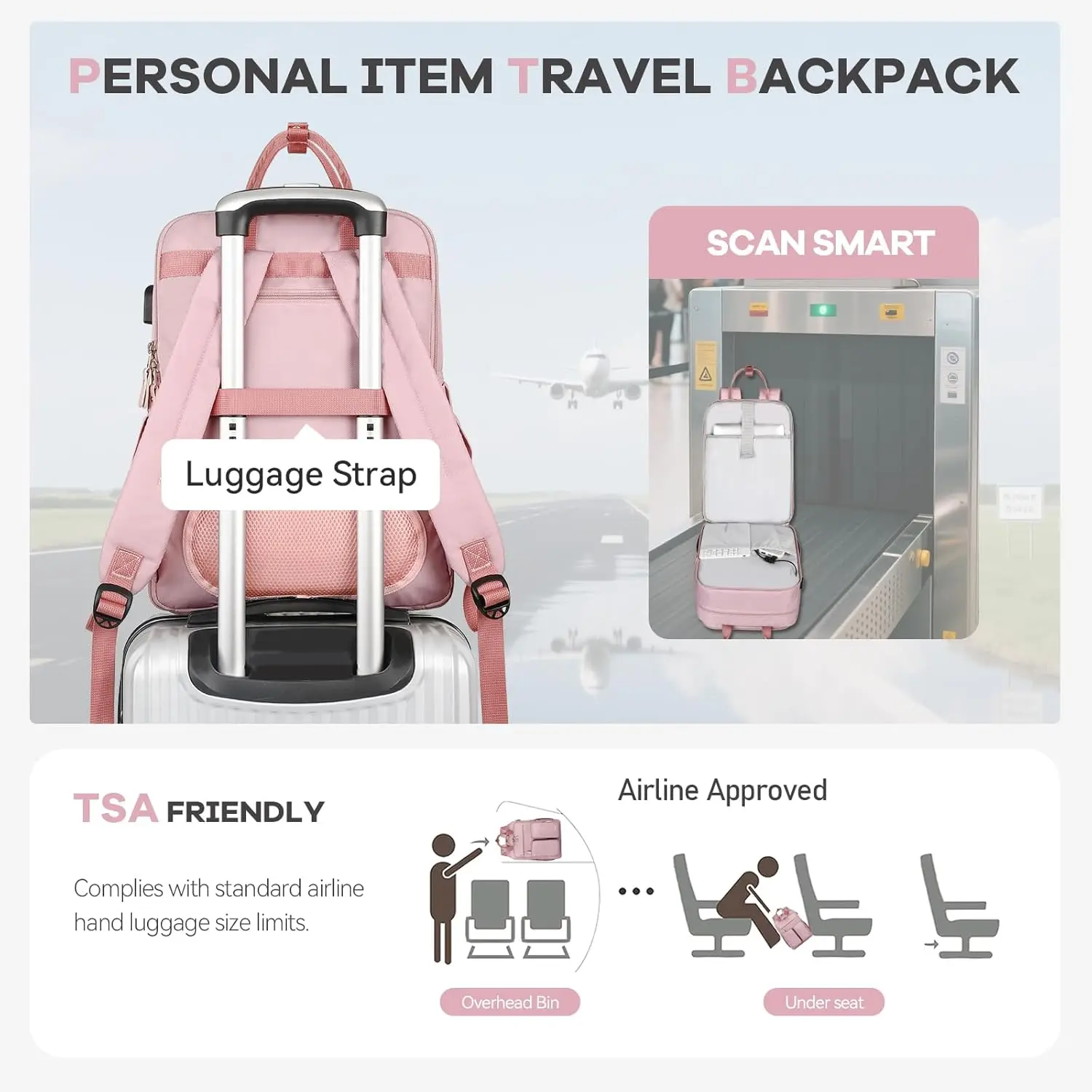 Женский студенческий рюкзак mancro - Фотография_6