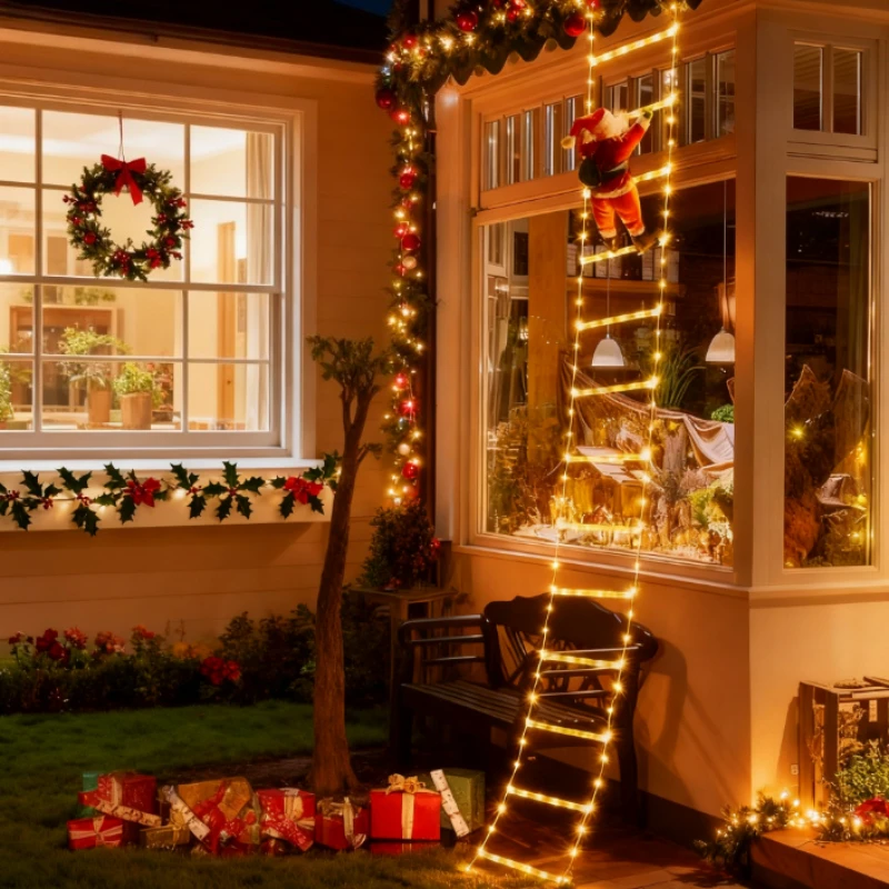 3 м санта-клаус восхождения лестницы - Фотография_4