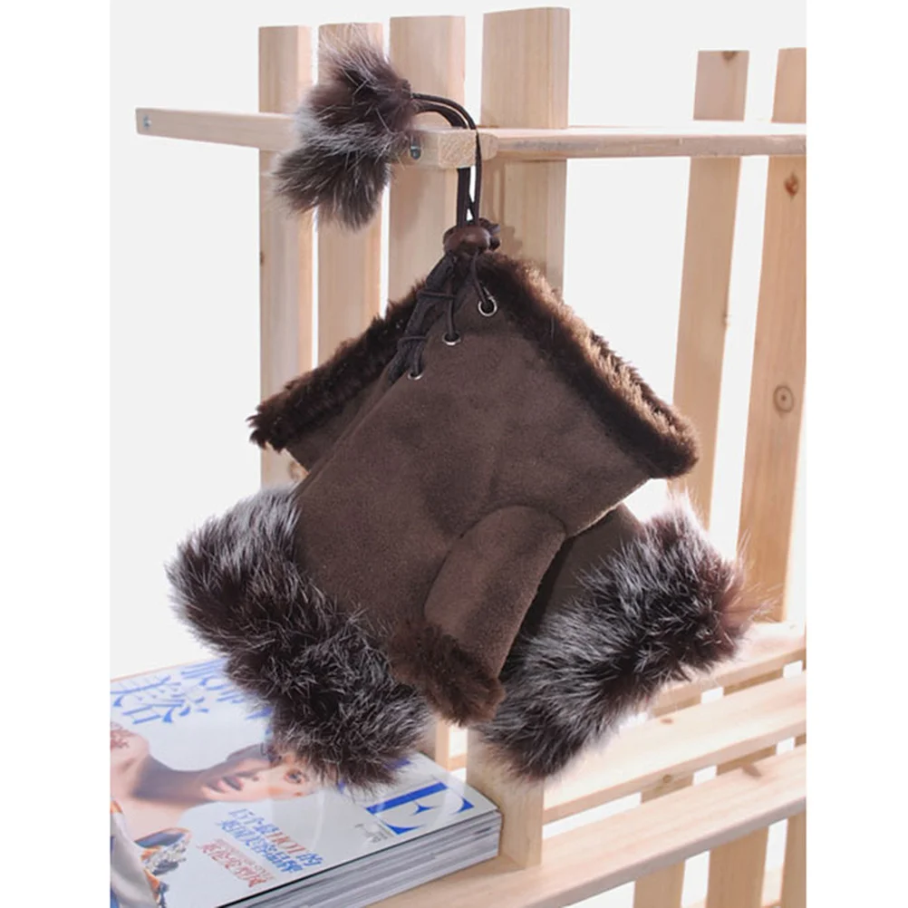 1 пара женских перчаток с полупальцами для девочек - Фотография_3