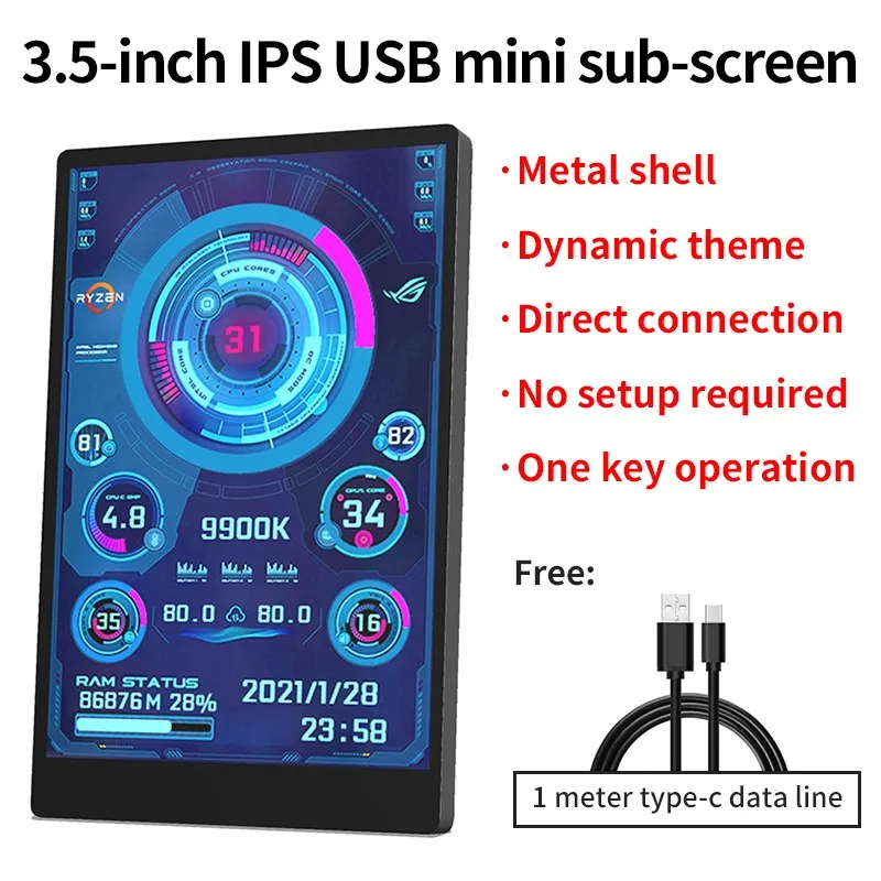 Дополнительный экран ips type-c - Фотография_2
