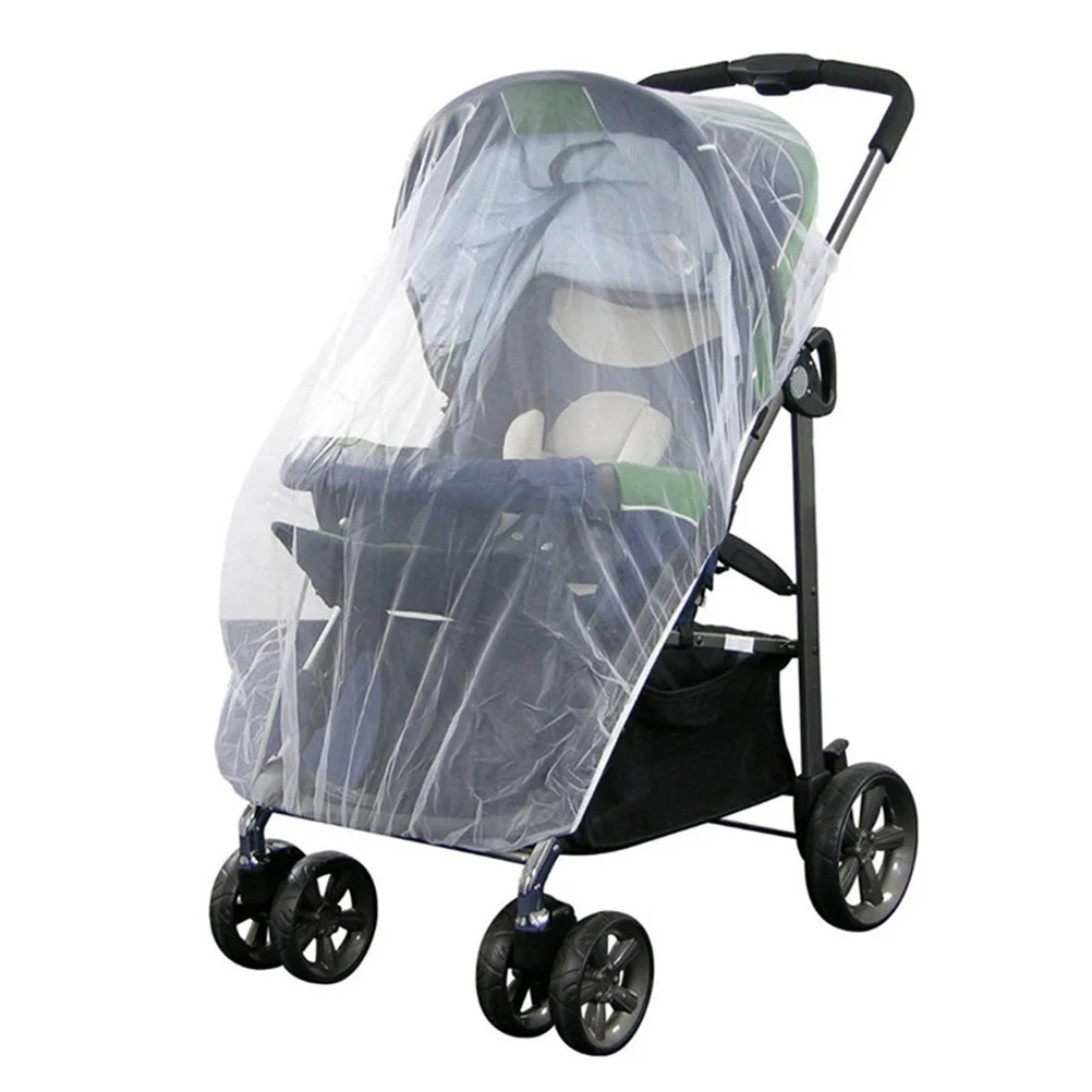 Красная детская коляска с полным покрытием - Фотография_4