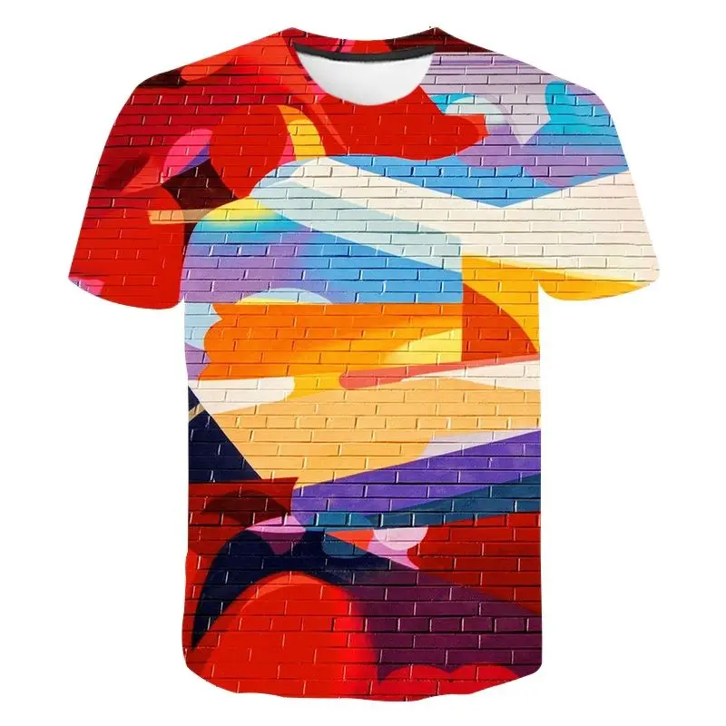 Футболки с рисунком граффити из аниме - Фотография_3