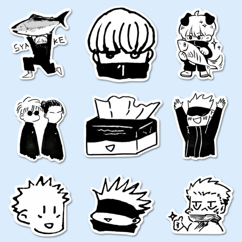 Jujutsu kaisen аниме наклейки gojo - Фотография_5