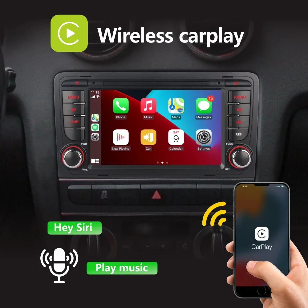 Автомагнитола с беспроводным carplay - Фотография_2