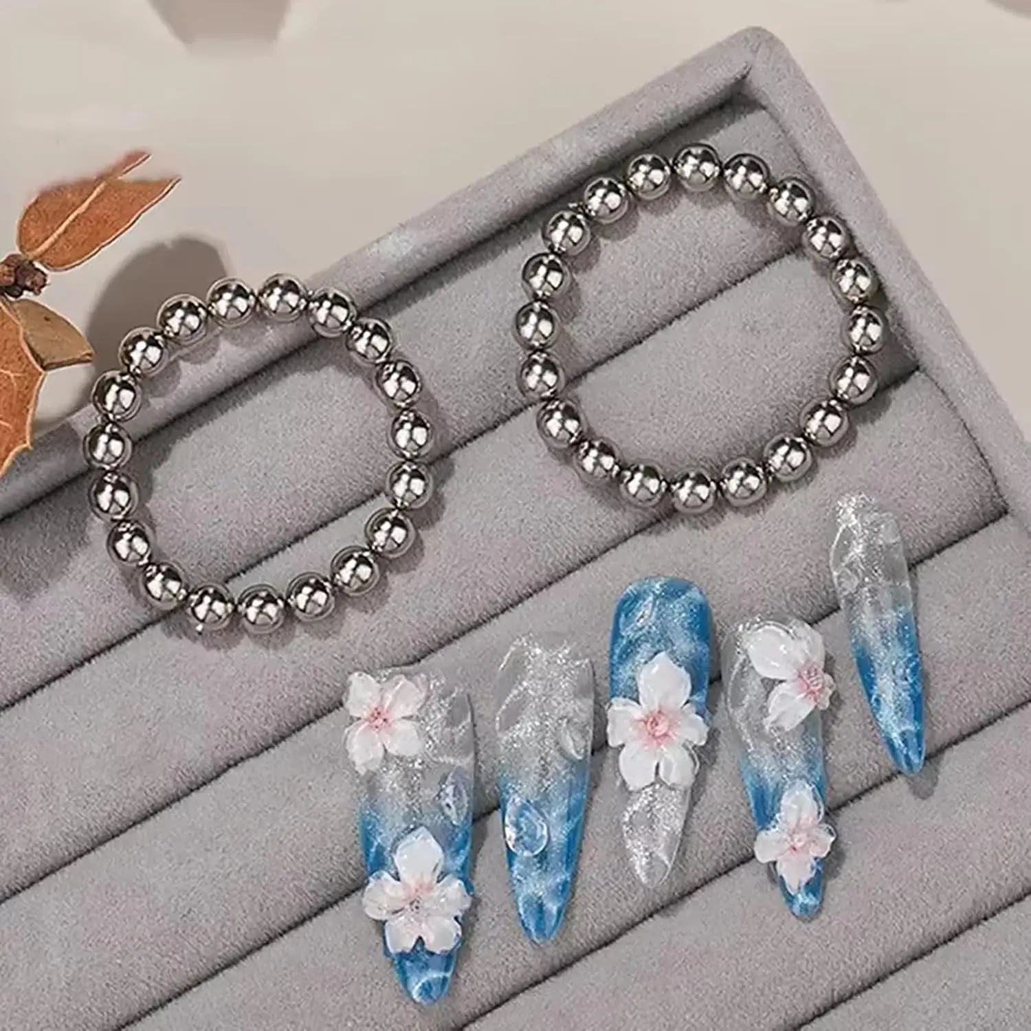 Новые круглые магнитные бусины для дизайна ногтей - Фотография_5