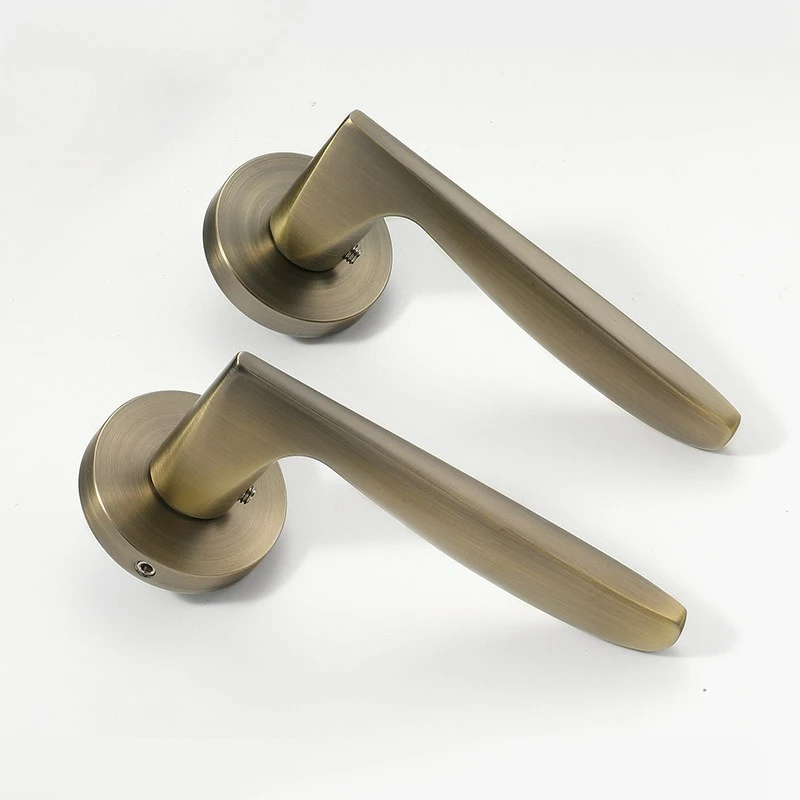 Новый античный бронзовый дверной замок для спальни в китайском стиле - Фотография_3