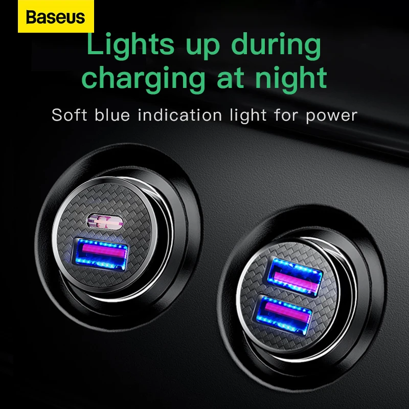 Автомобильное usb-зарядное устройство baseus quick charge 4 - Фотография_5