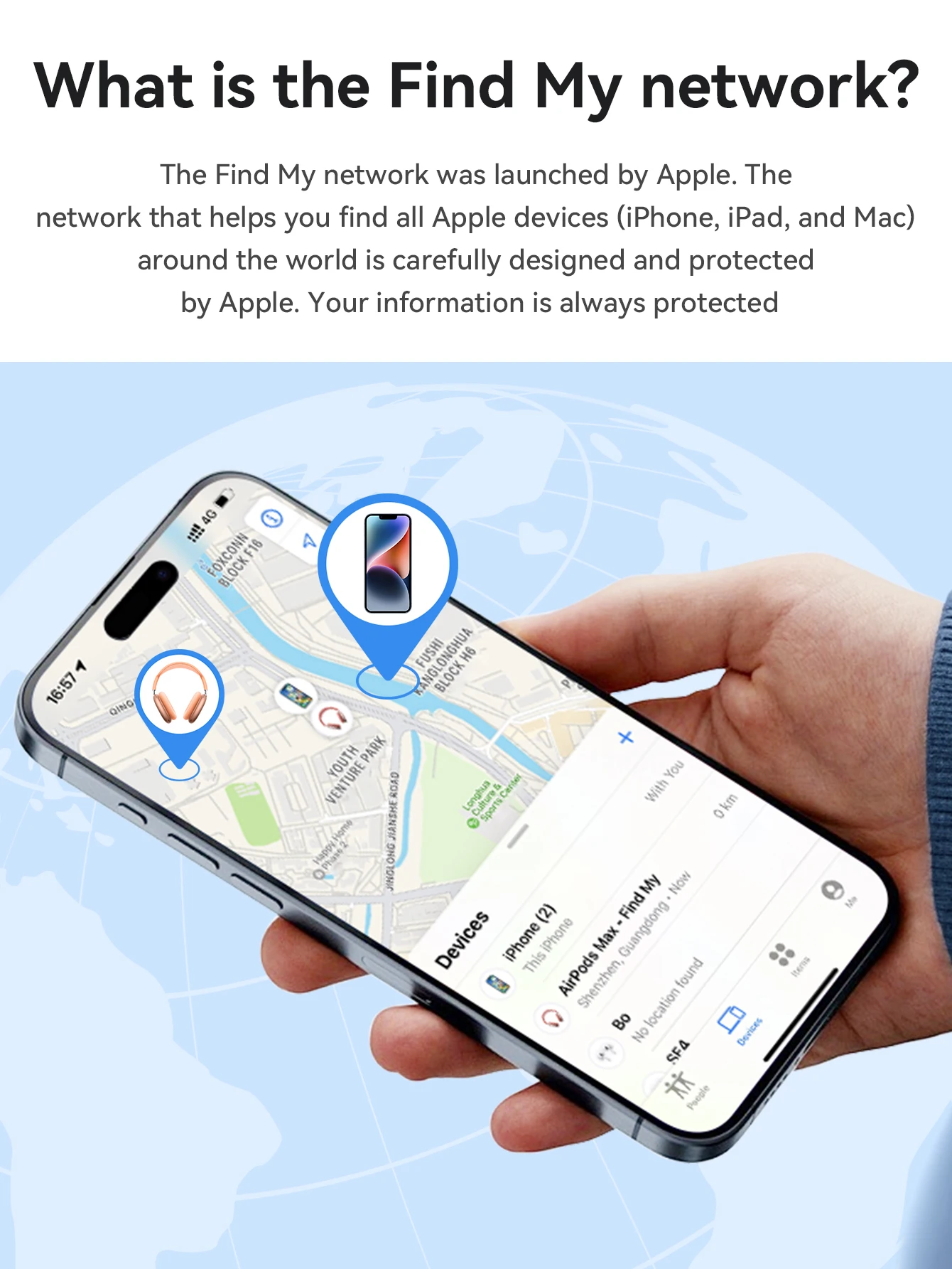 Hoco e94 airtag gps интеллектуальное - Фотография_5