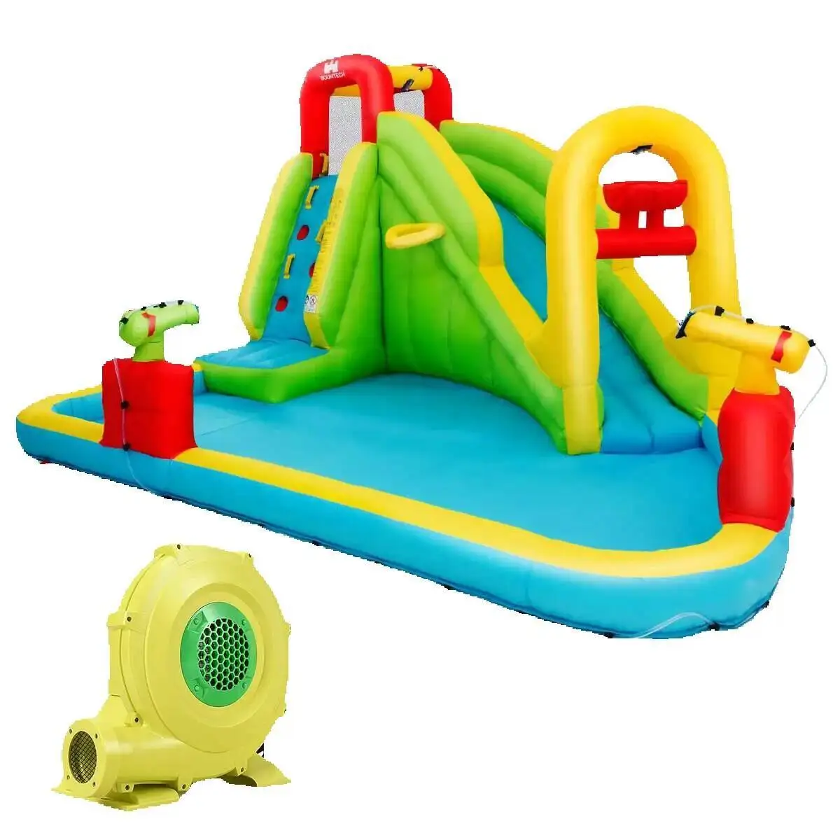 Iatable outdoor splash water bounce