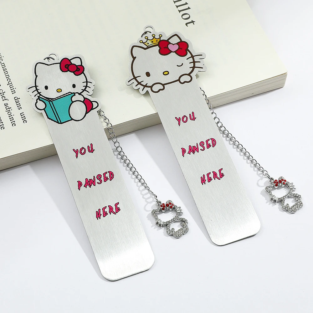Металлические закладки hello kitty из нержавеющей стали - Фотография_2