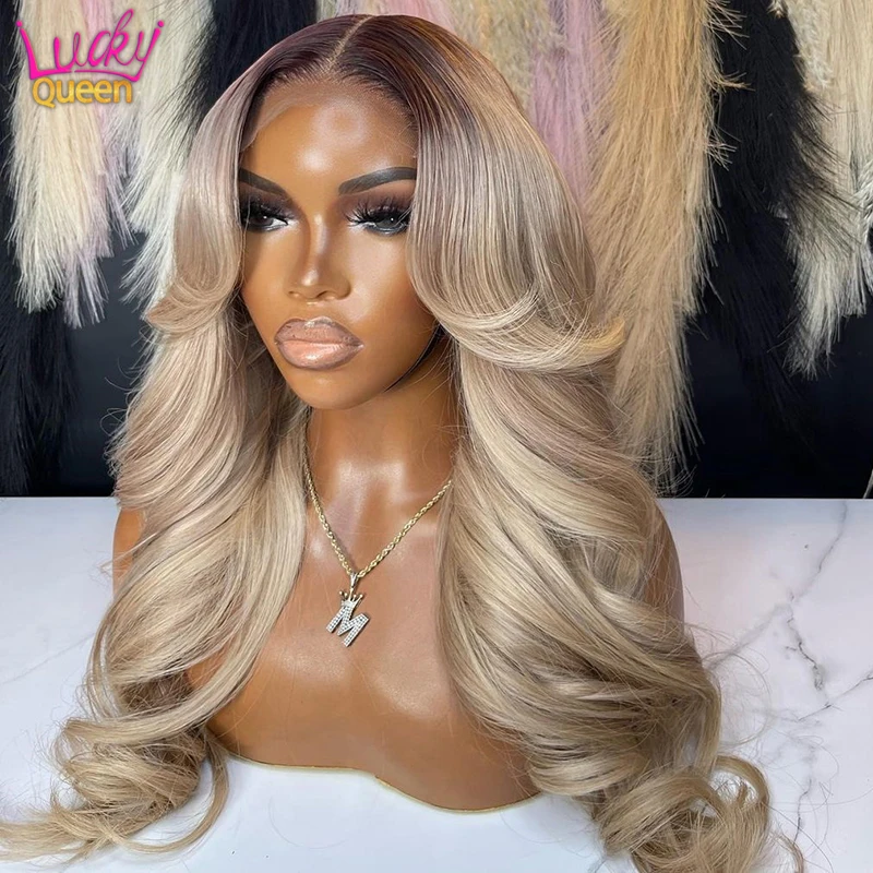 13x6 ombre blonde цветной фронтальный - Фотография_2