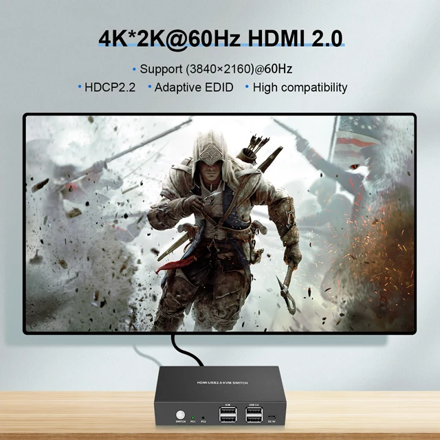 Usb kvm переключатель hdmi сплиттер - Фотография_2