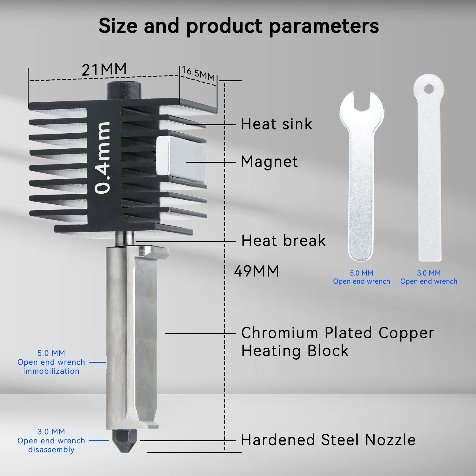 Для bambu lab a1 mini hotend kit 0 - Фотография_2