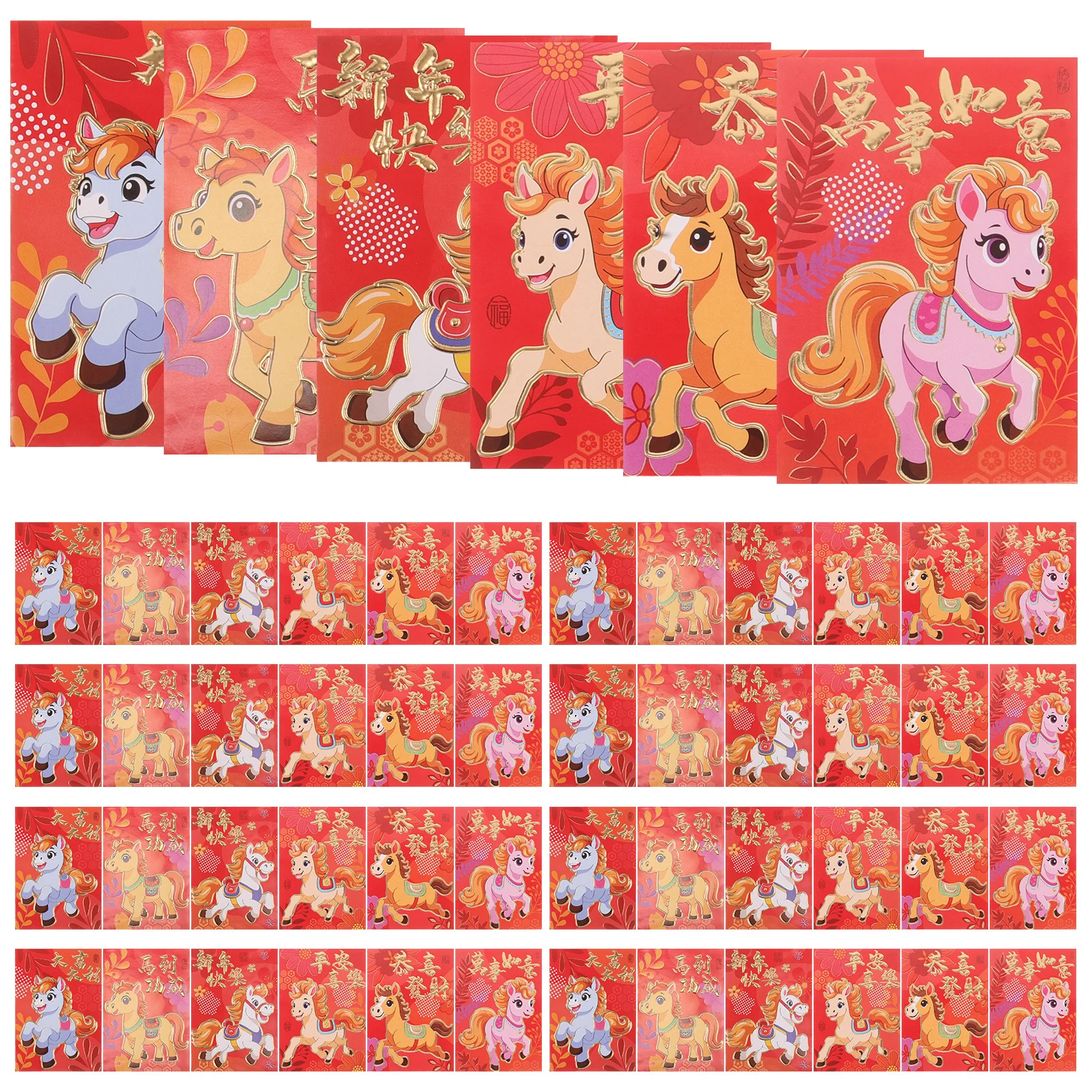 Красные конверты на китайский новый год