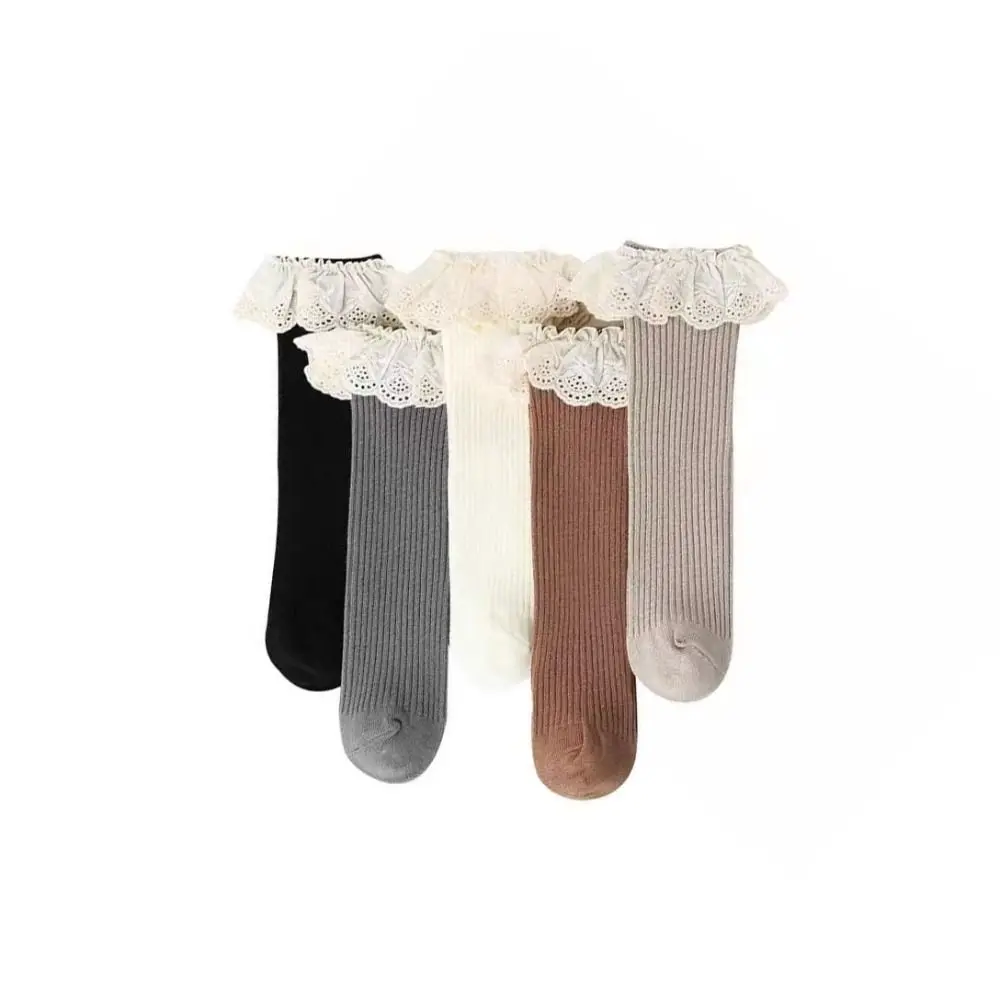 5 пар детских носков с рюшами и краями - Фотография_3