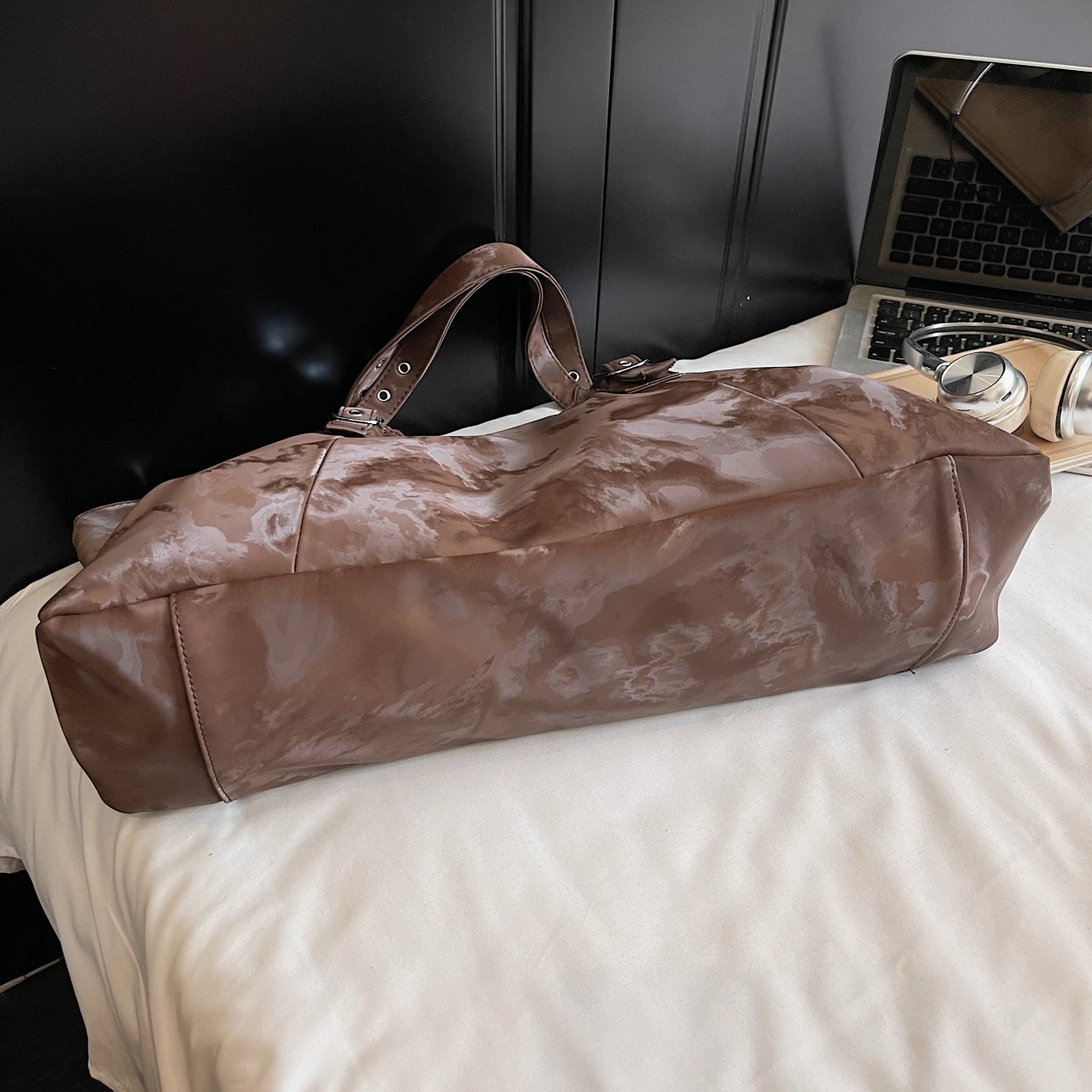 Сумки на плечо из искусственной замши - Фотография_6