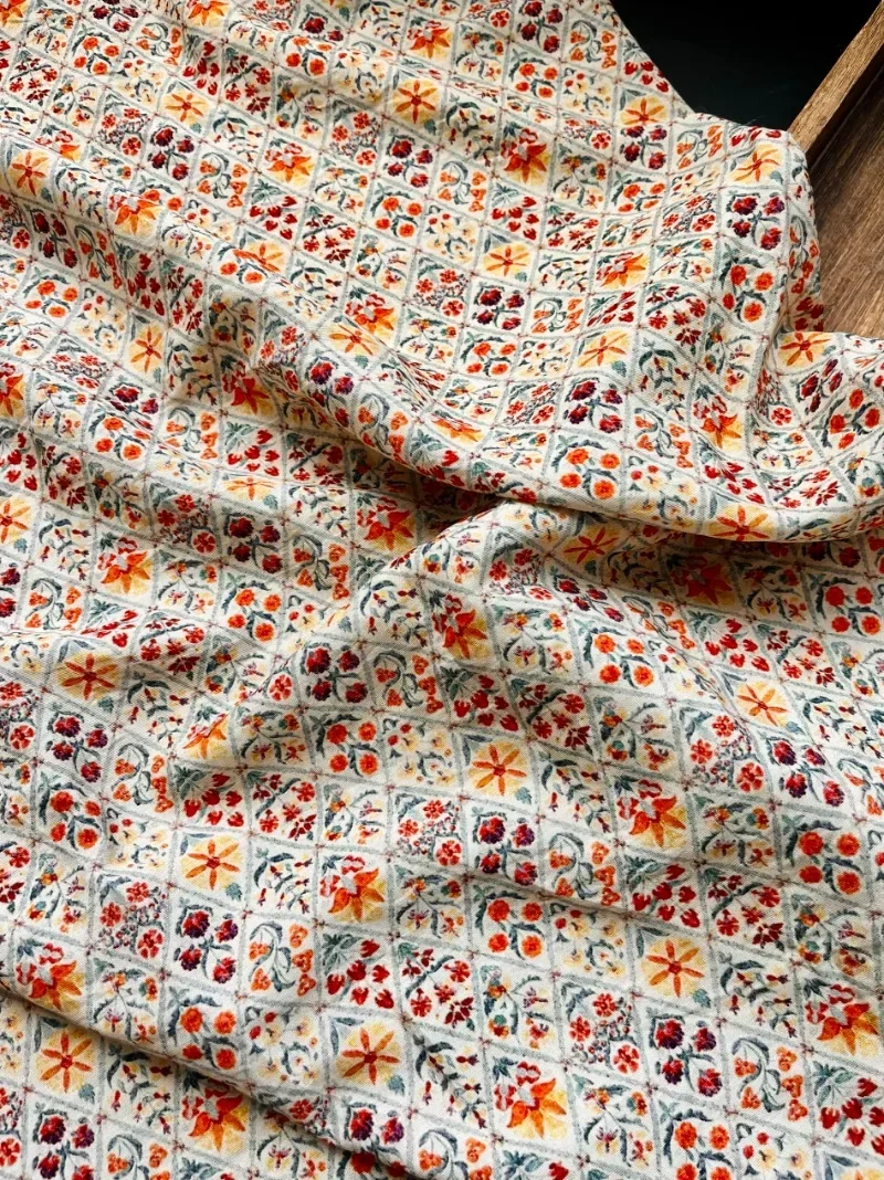 Мягкие потрясающие ретро-цветочные - Фотография_4