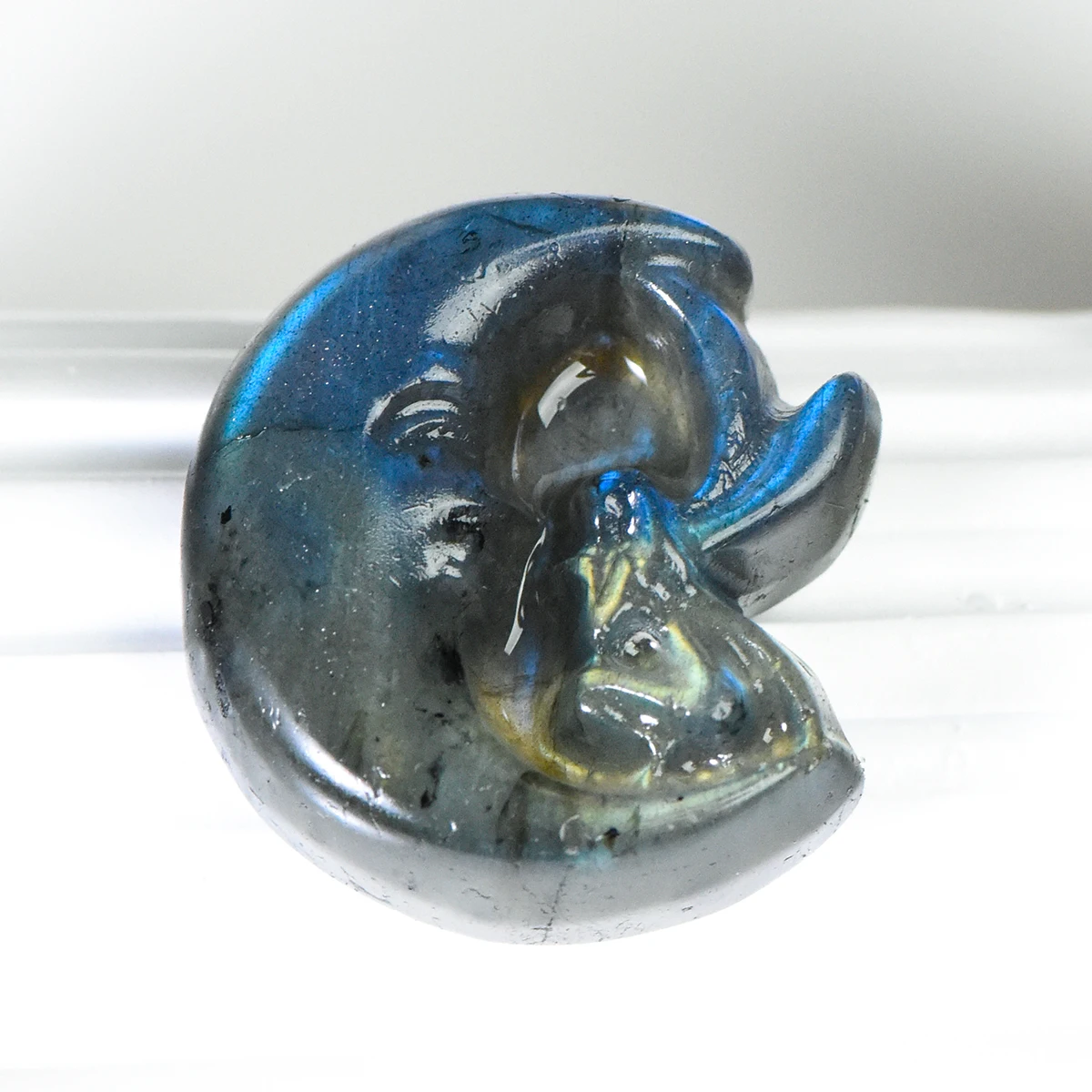 Лабрадорит резьба по лунной фе - Фотография_4