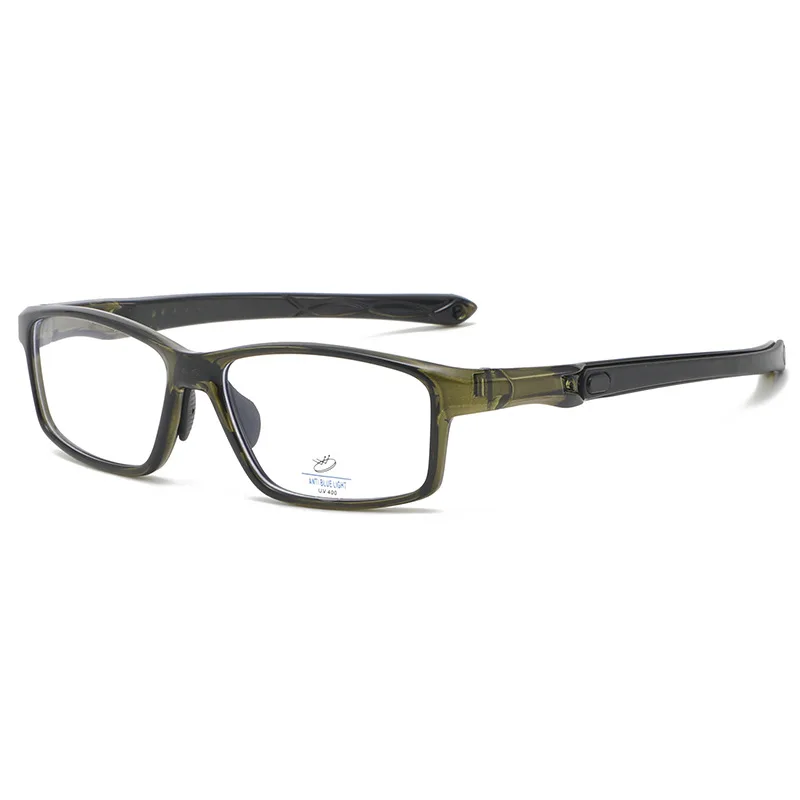 Tr90 модные уличные нескользящие спортивные очки в квадратной оправе - Фотография_6