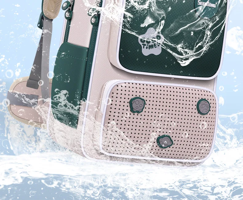 Дышащий сетчатый рюкзак соответствующего цвета для мальчиков и девочек - Фотография_6