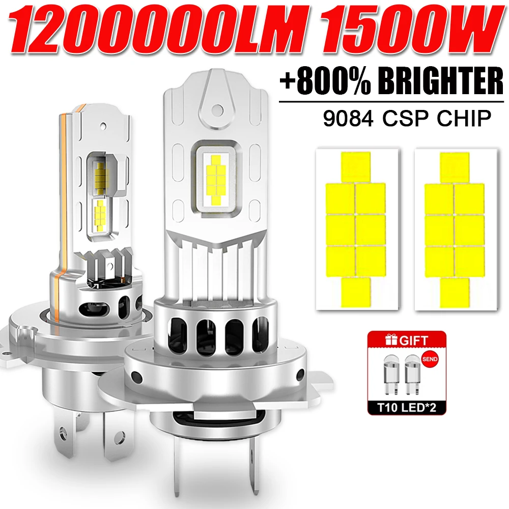 H7 фара h4 би светодиодные лампы