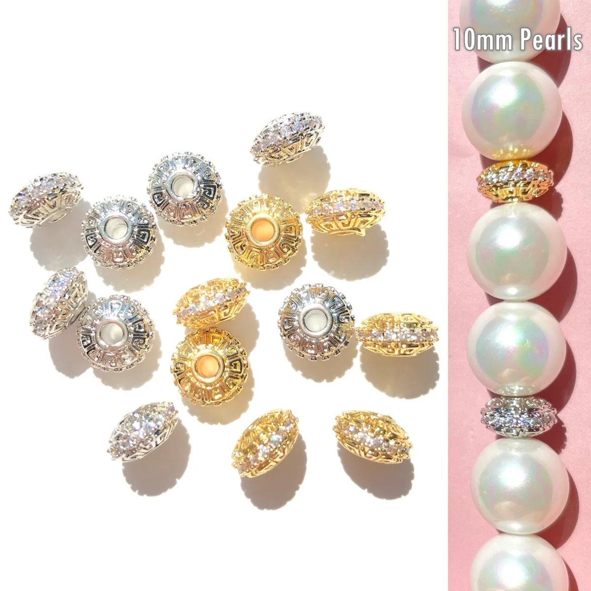 Циркониевые бусины для женского