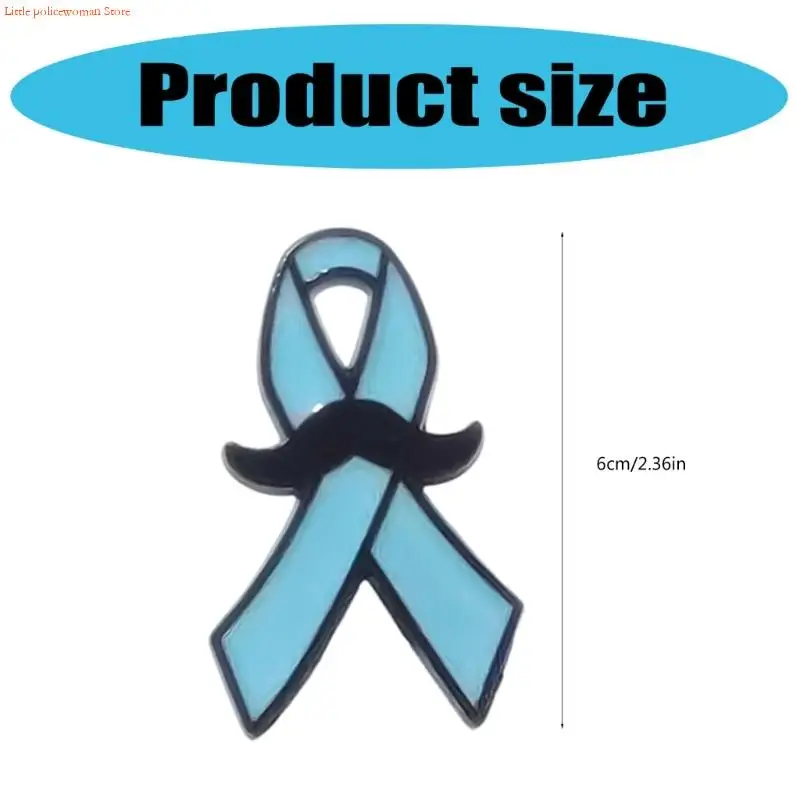 F92d усы ленты для брошь брошен с маслом штифт для повседневной одежды - Фотография_6