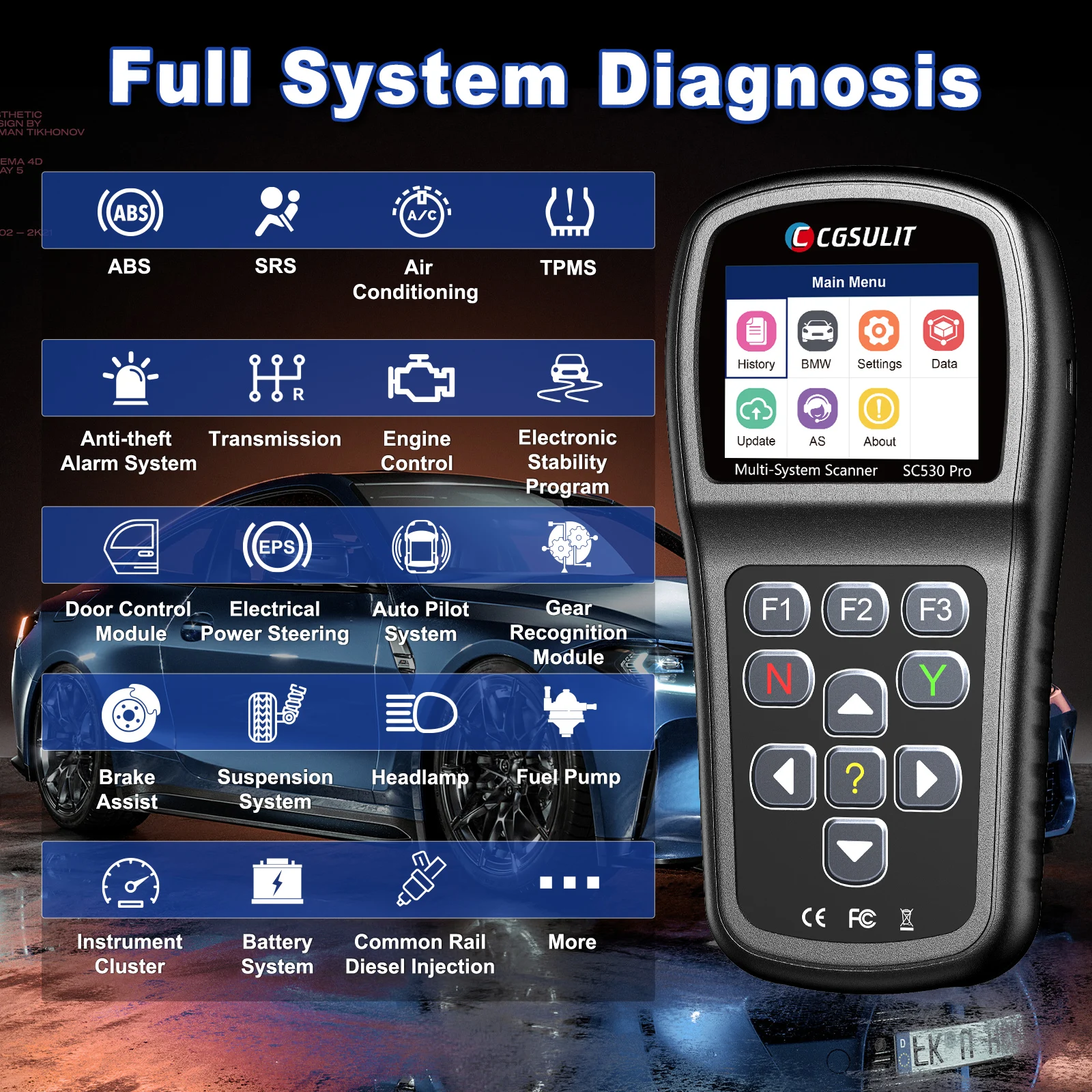 Cgsulit sc530 pro obd2 автоматический - Фотография_6