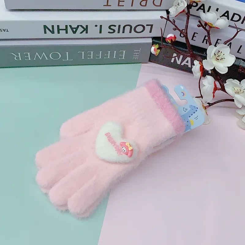 Детские перчатки kawaii sanrio для детей 6-11 лет - Фотография_5