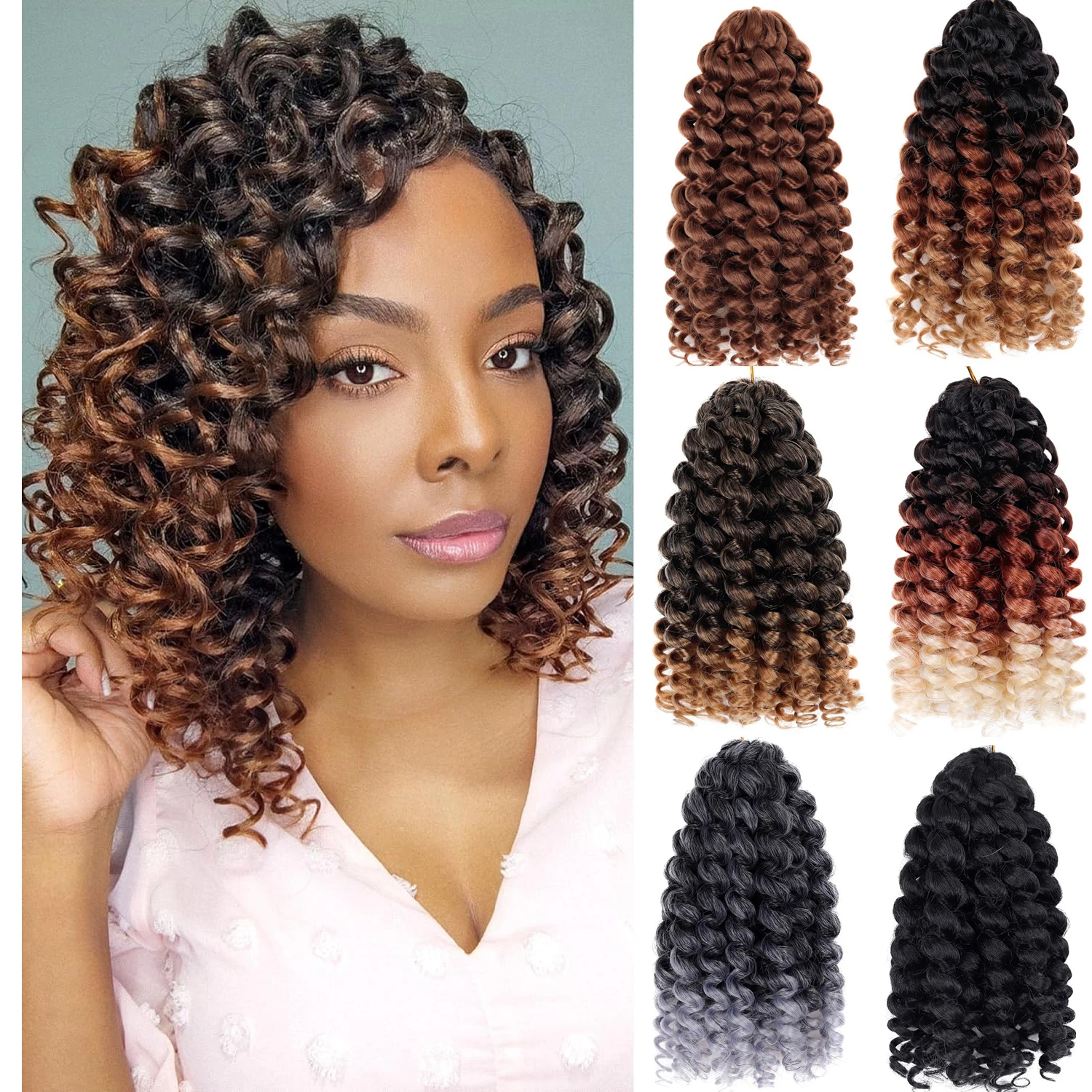 Jeedou gogo curl вязаные крючком