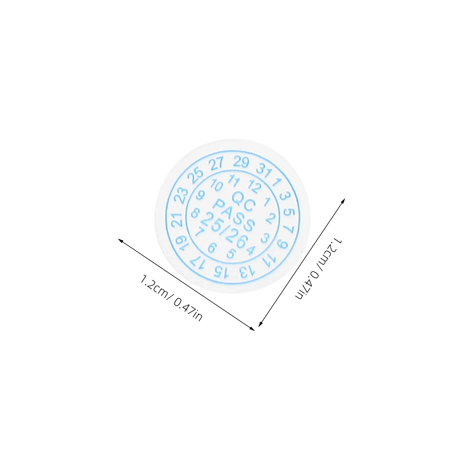 5 листов наклейки с контролем качества - Фотография_2