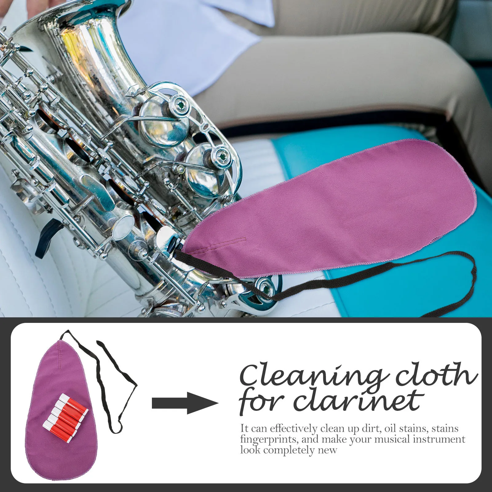 1 комплект профессиональных средства для чистки саксофона - Фотография_4