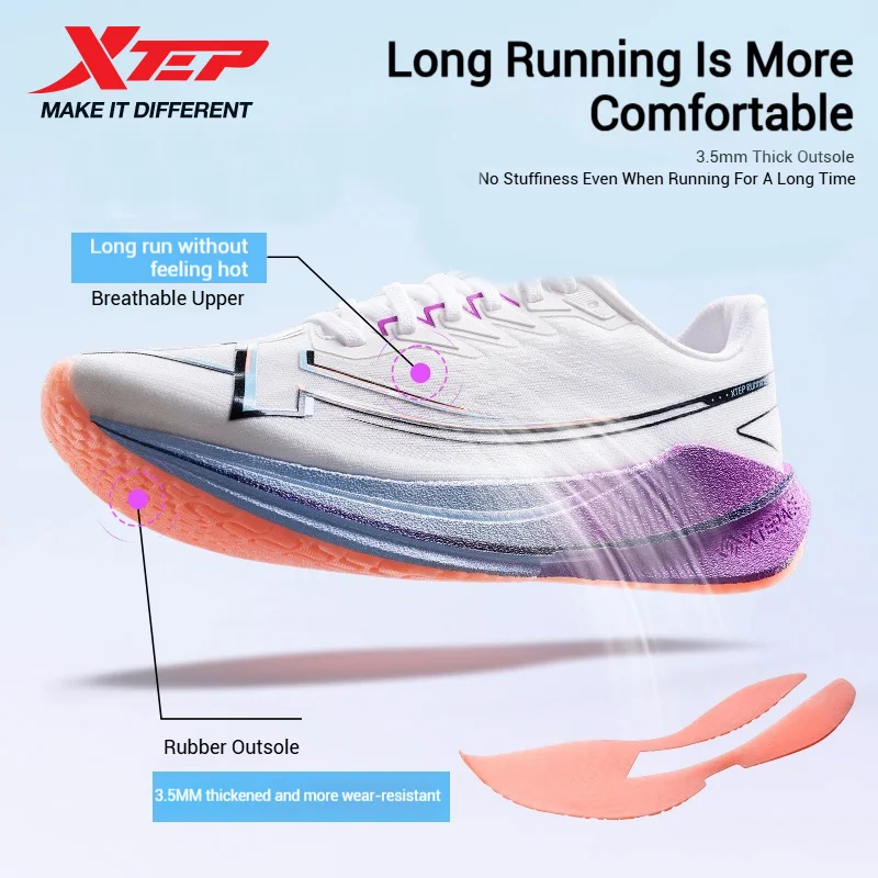 Xtep shyft 1,0 профессиональные кроссовки для мужчин - Фотография_5