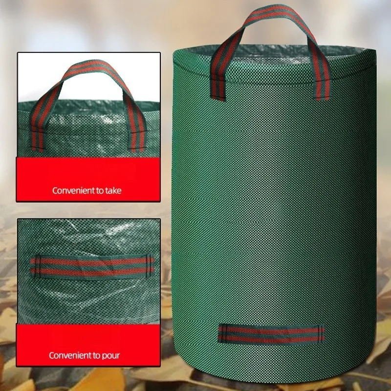 Открытый садовый мешок для хранения садовых мусора - Фотография_3