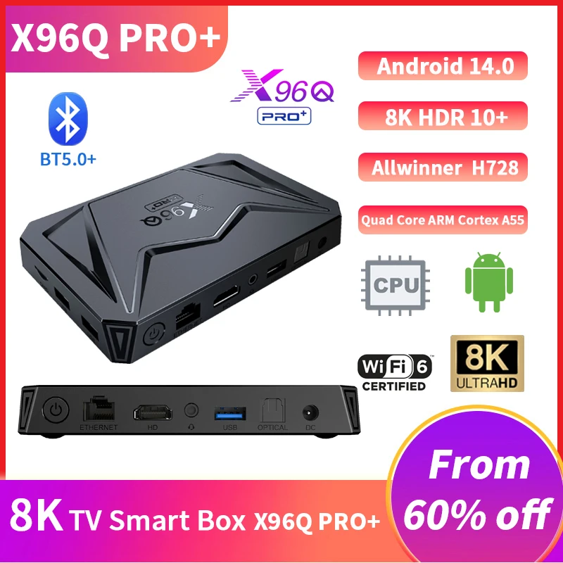 X96q pro+ тв-приставка android