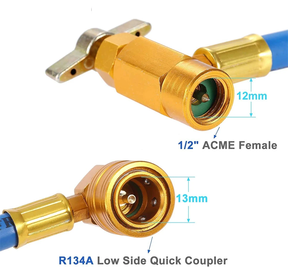 Freon r134a комплект запасных шлангов для автомобильного кондиционера - Фотография_3