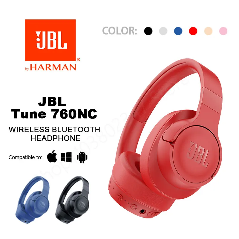 Оригинальные беспроводные bluetooth-наушники jbl tune 760nc