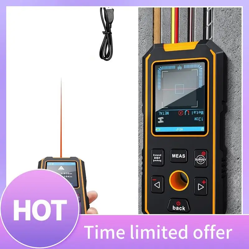 B68a настенный сканер для поиска шпилек лазерный дальномер