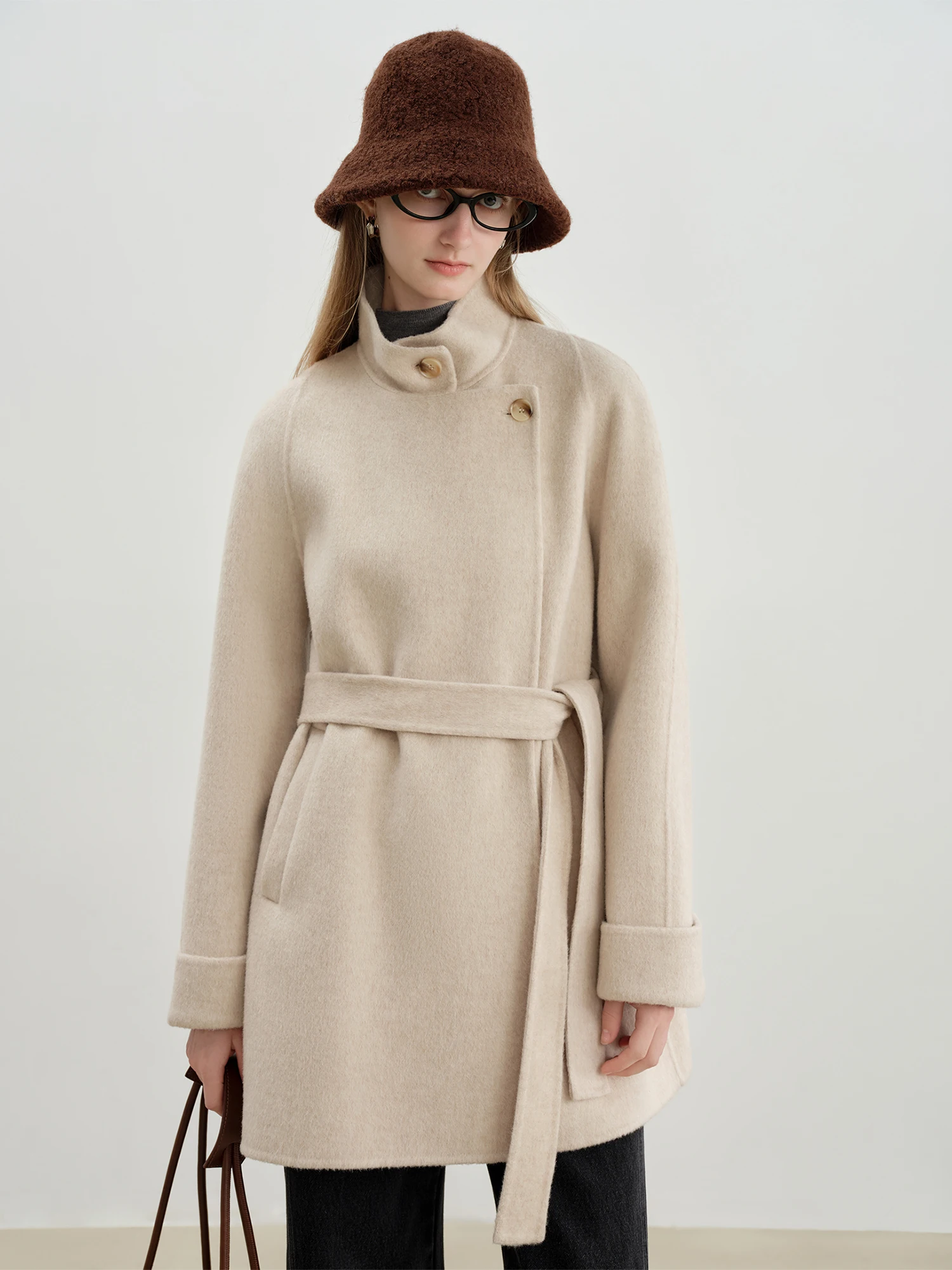 Ziqiao шерстяная однотонная темпераментная - Фотография_2