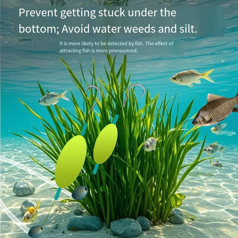 2 крючка, рыболовные оснастки для волос - Фотография_2