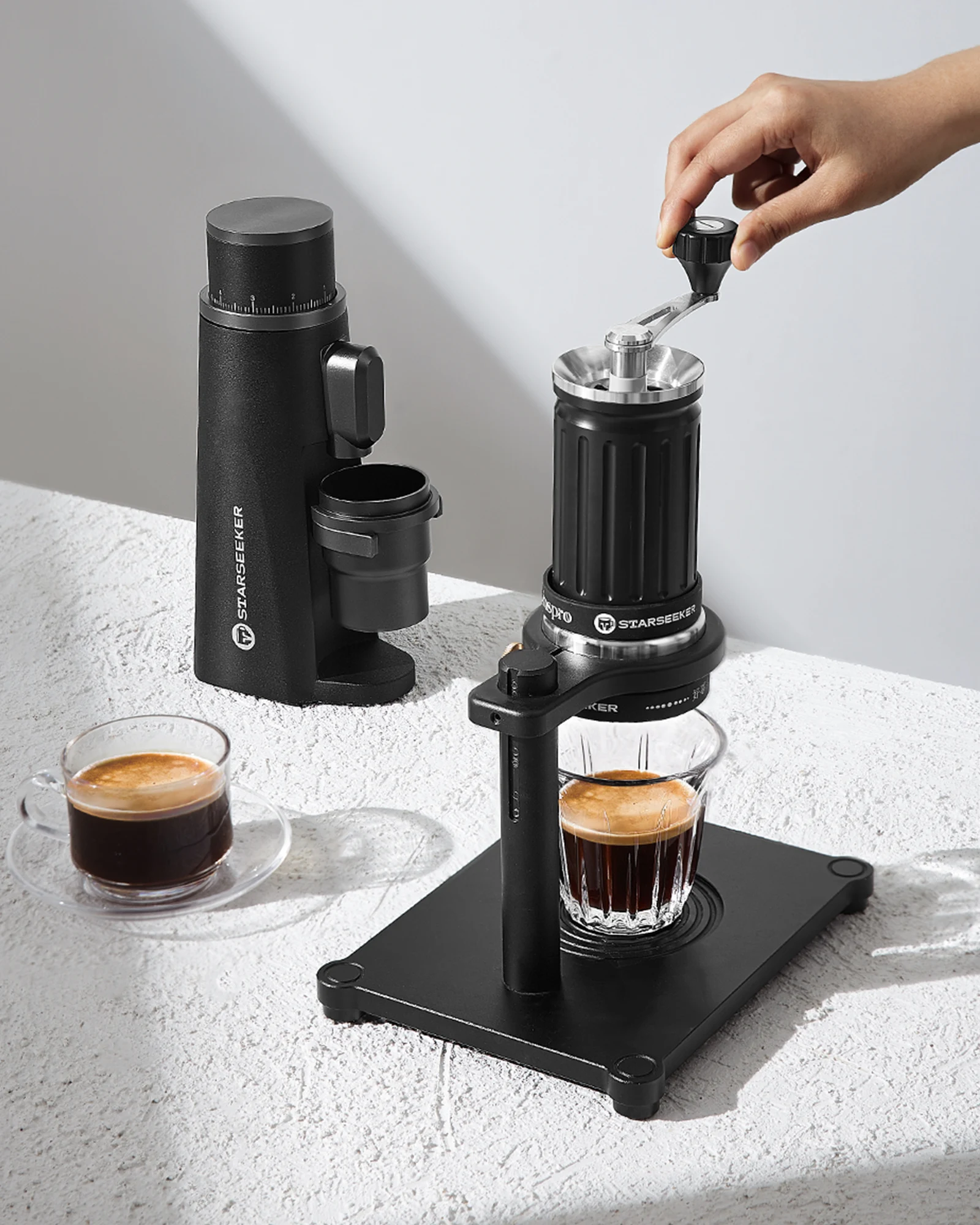 Starseeker edge титановая кофемолка с заусенцами 48 мм - Фотография_5