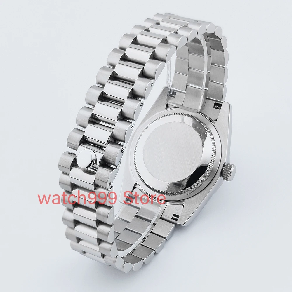 Автоматические механические часы с логотипом 36 мм - Фотография_2