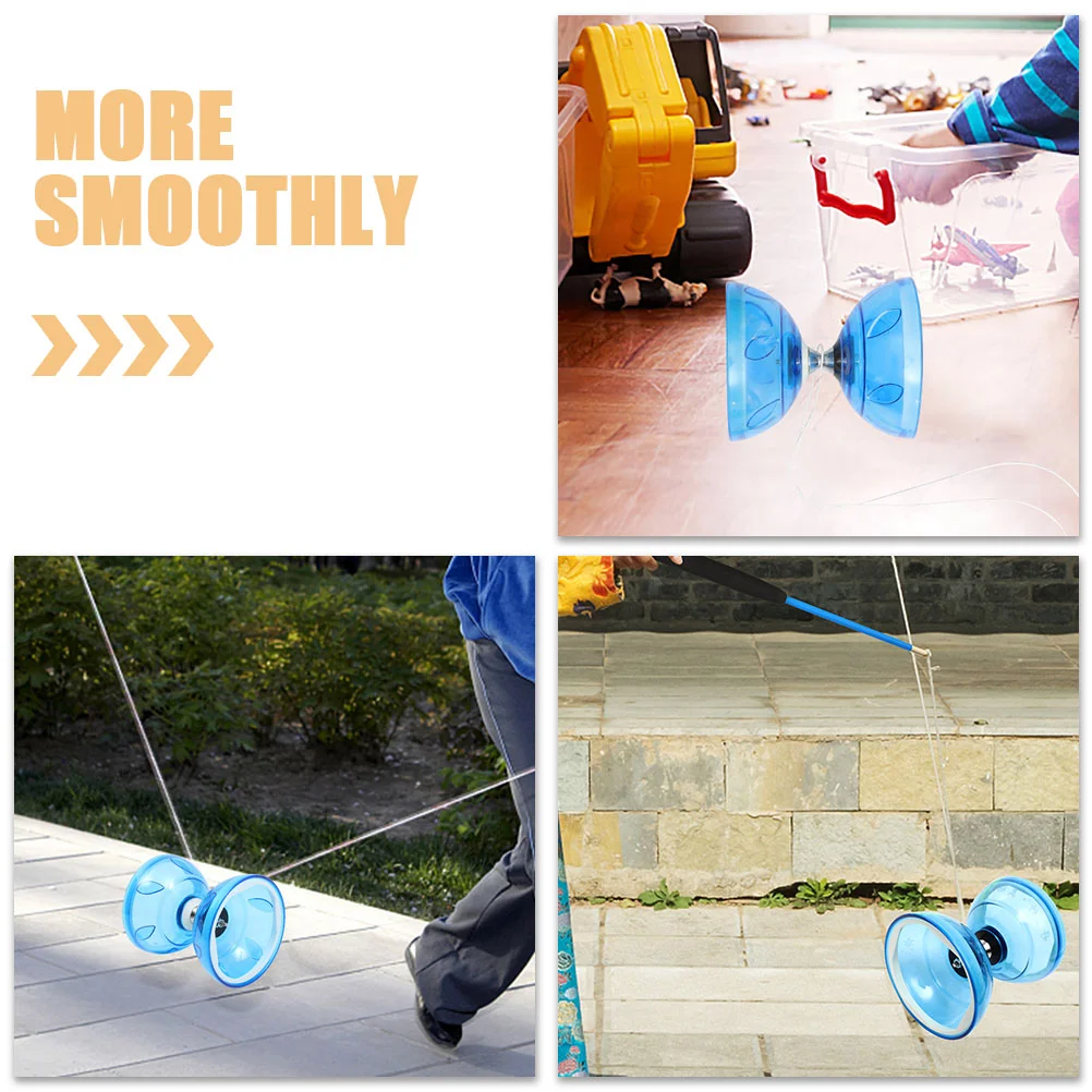 1 комплект, прозрачные игрушки diabolo yoyo на открытом воздухе - Фотография_3