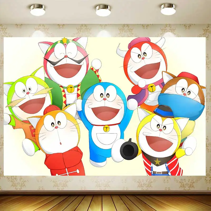 Doraemon фон для мальчика - Фотография_5
