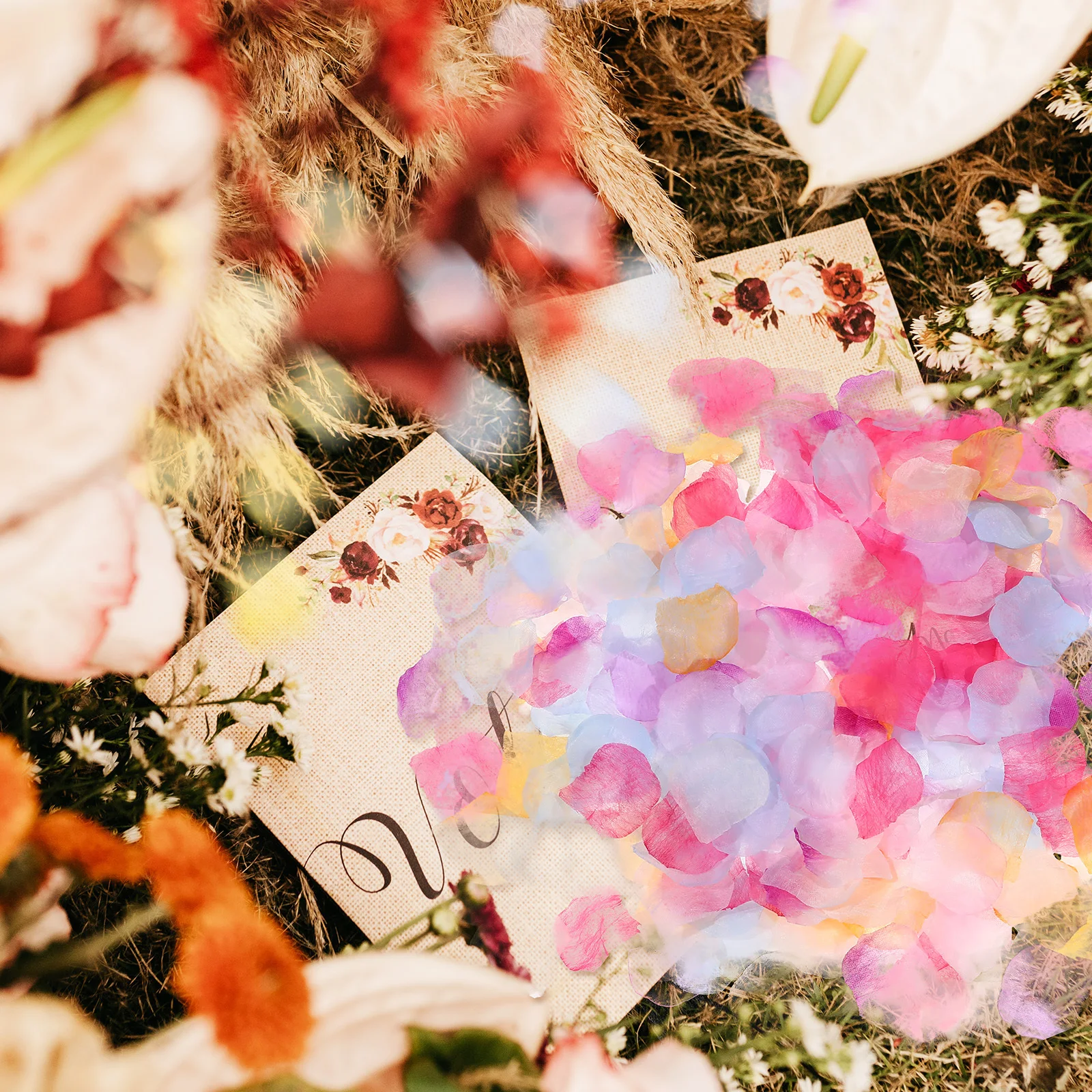 Искусственные лепестки роз - Фотография_5